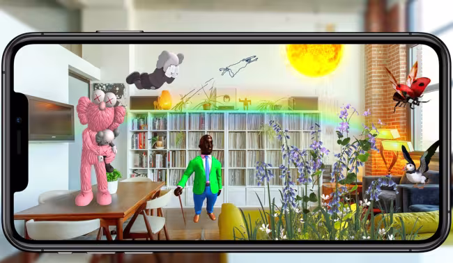 AR Phygital art exhibition