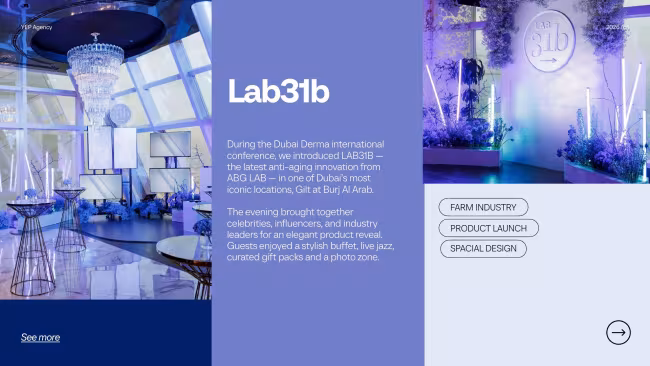 ABG LAB Lab31b Product Launch
