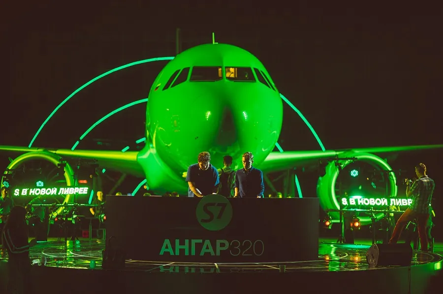 S7 Airlines Airbus A320NEO Launch