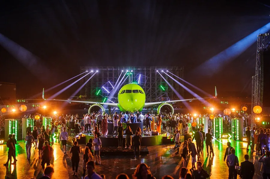 S7 Airlines Airbus A320NEO Launch