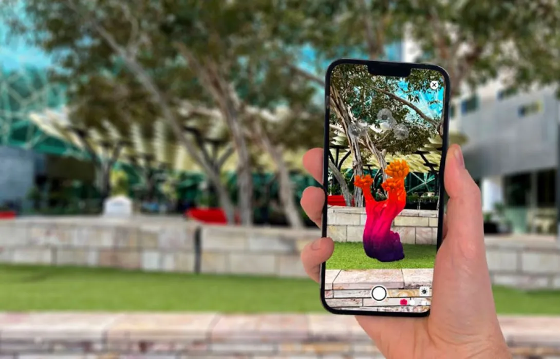 AR Phygital art exhibition