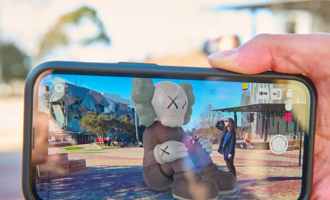 AR Phygital art exhibition