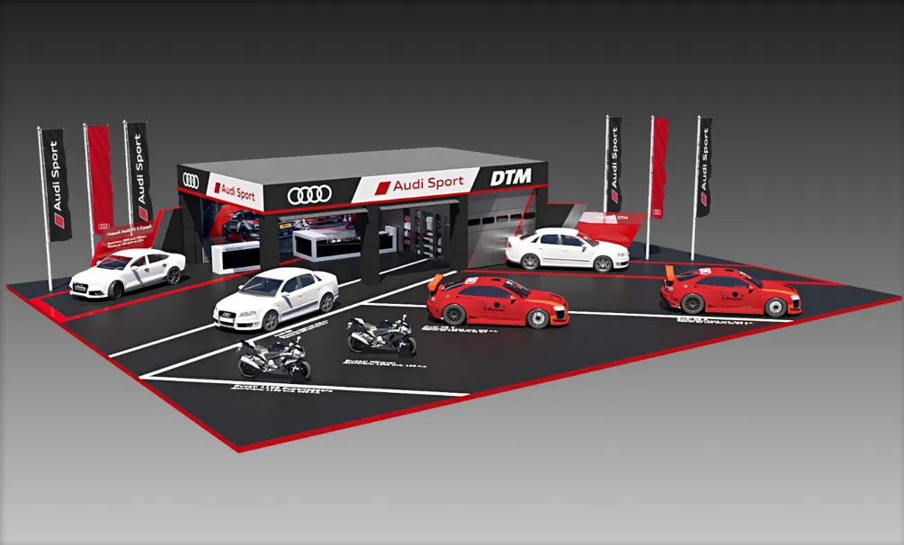 Audi fan zone on Races DTM 2017