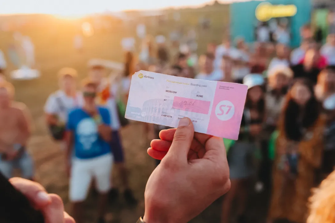 S7 Airlines BTL - strategy on music festivals