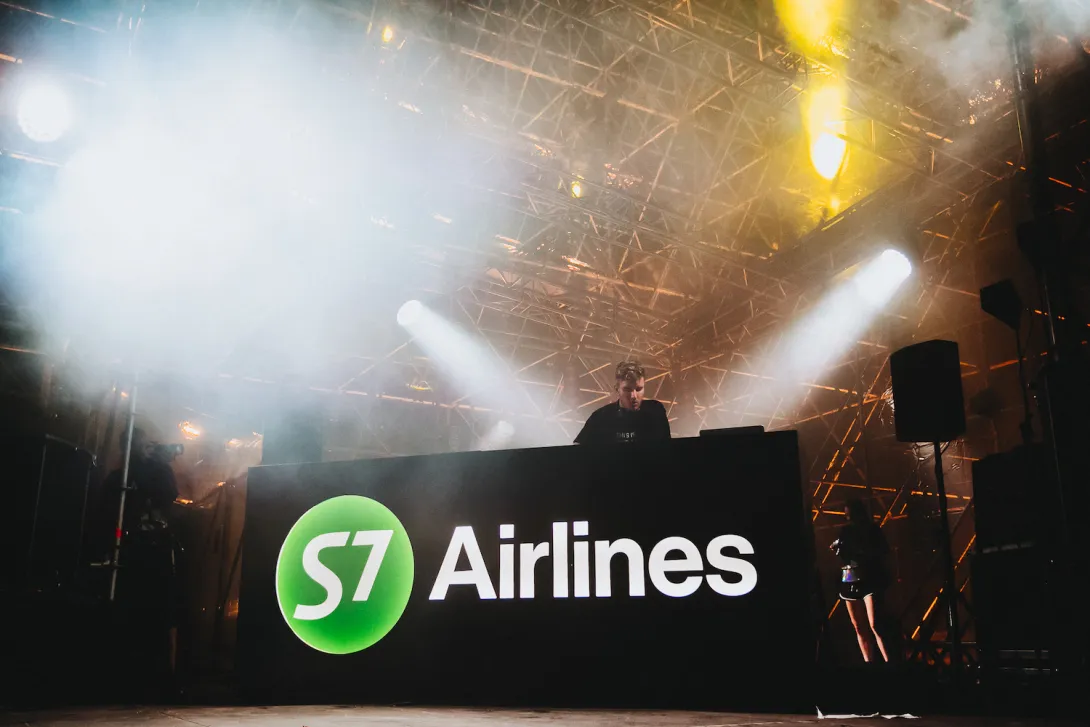 S7 Airlines BTL - strategy on music festivals
