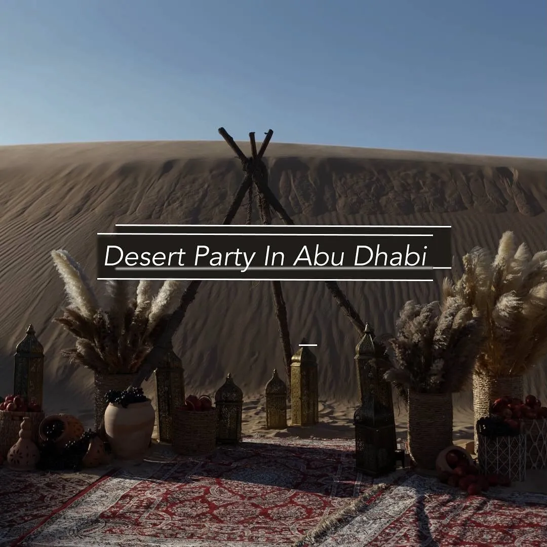 Desert Party in Abu Dhabi