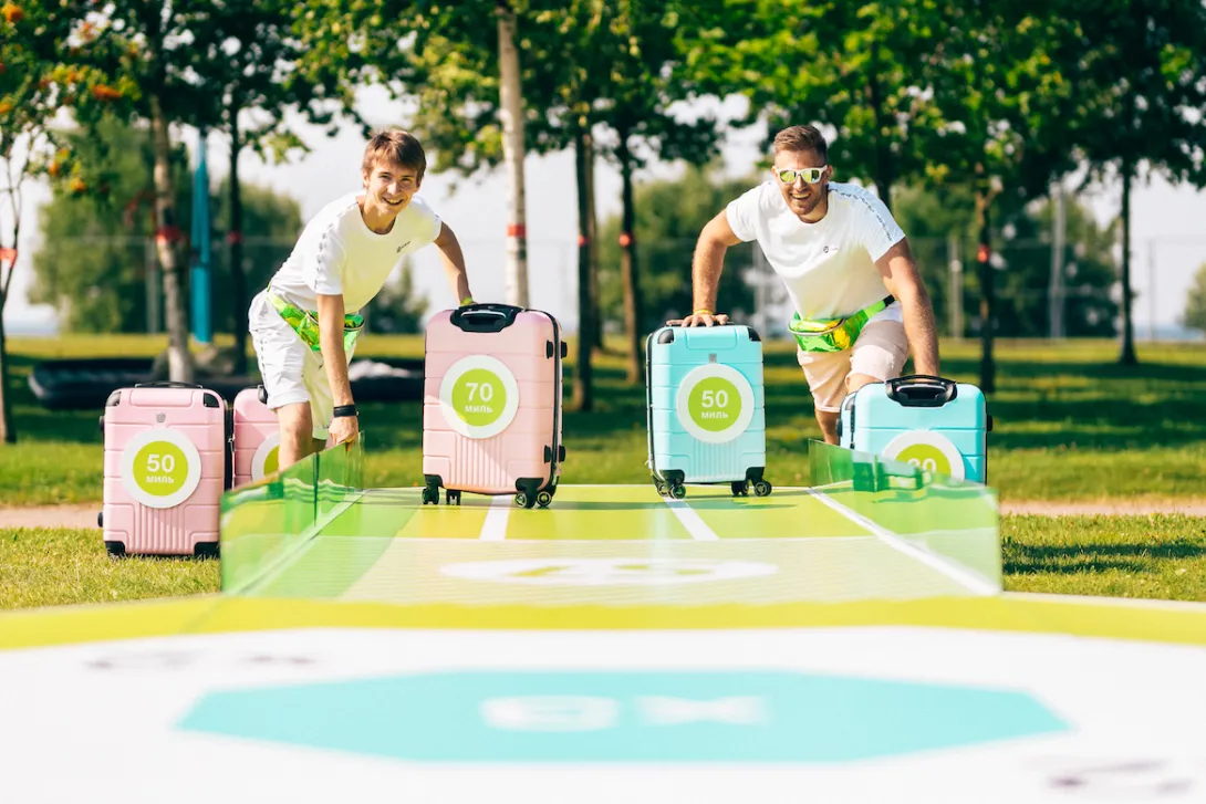 S7 Airlines Gate7 branded space at Summer Fest