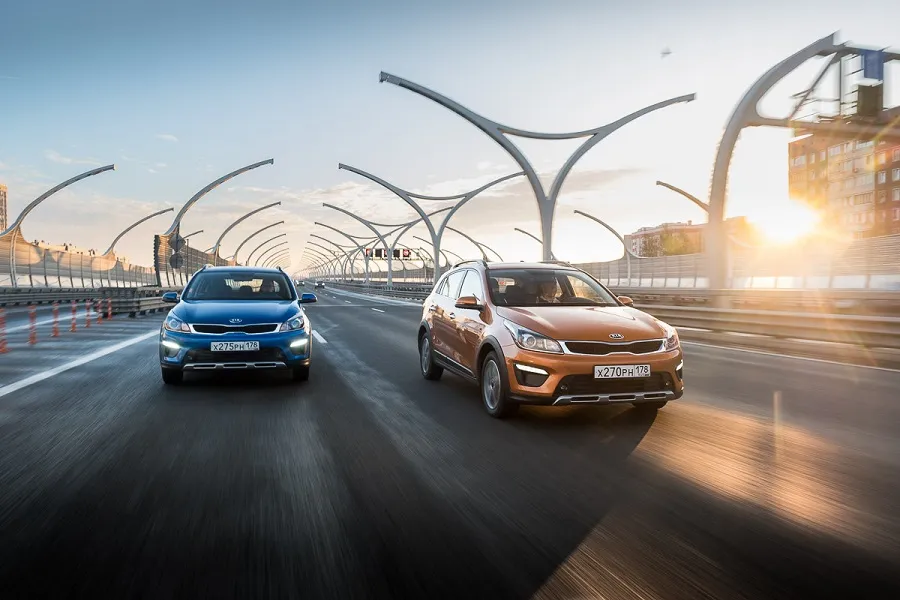KIA Rio X-Line new cross-hatchback Test drive