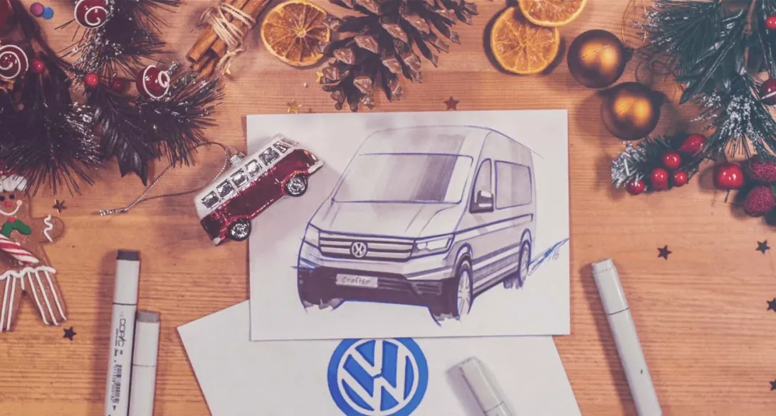 VOLKSWAGEN New year cards