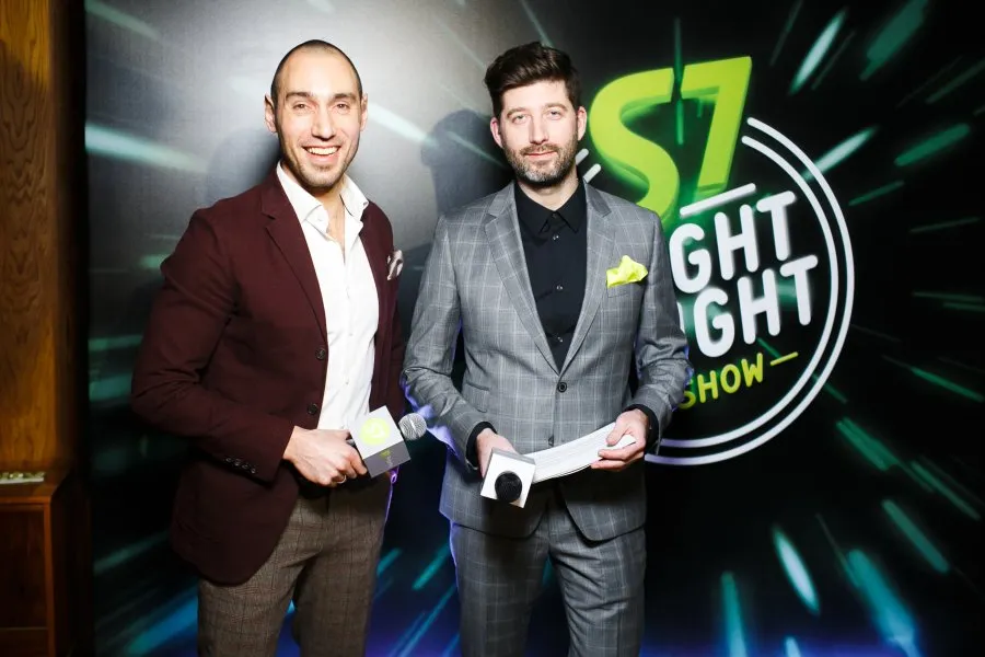 S7 Airlines Night Flight Show