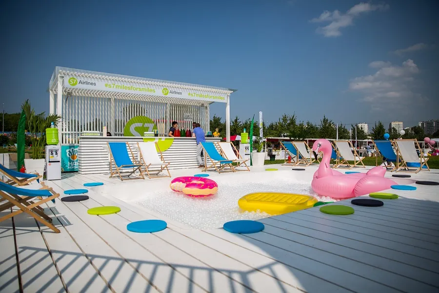 S7 Airlines stand for Afisha Picnic