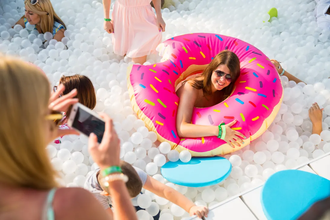 S7 Airlines stand for Afisha Picnic
