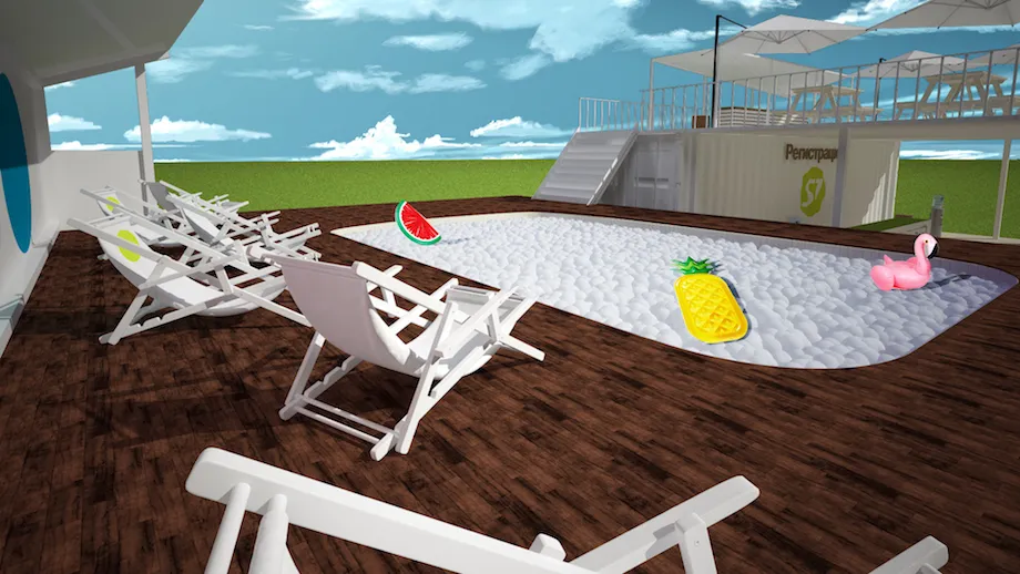 S7 Airlines stand for Afisha Picnic