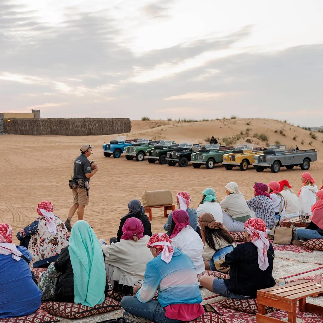 Safari in the desert