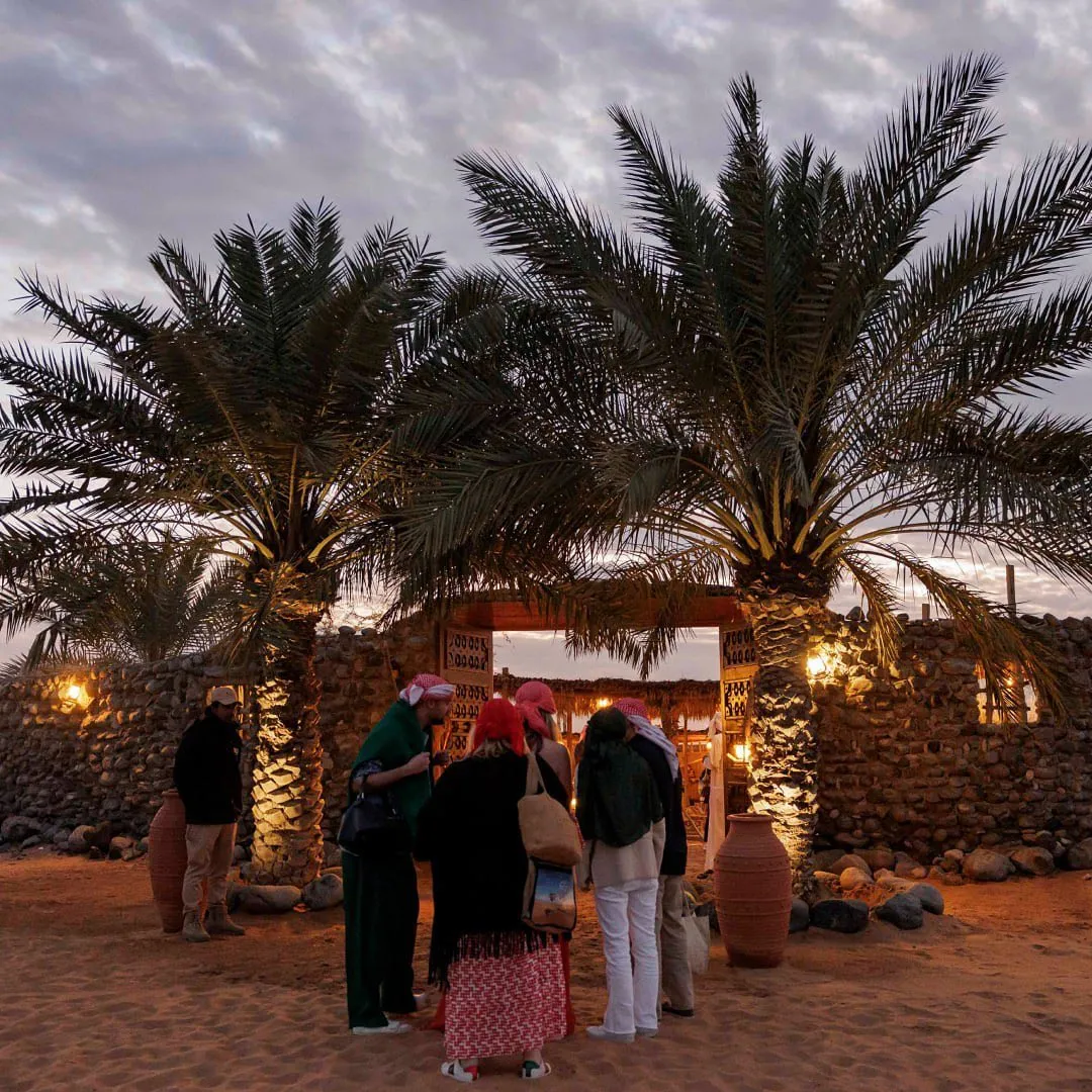 Safari in the desert