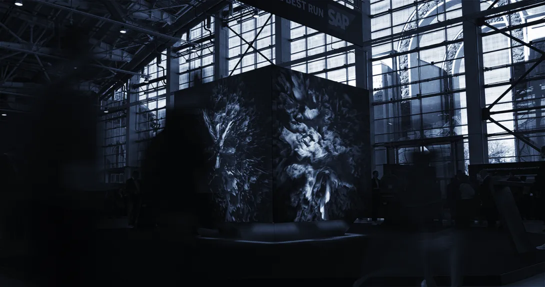SAP Big Data Media Sculpture.