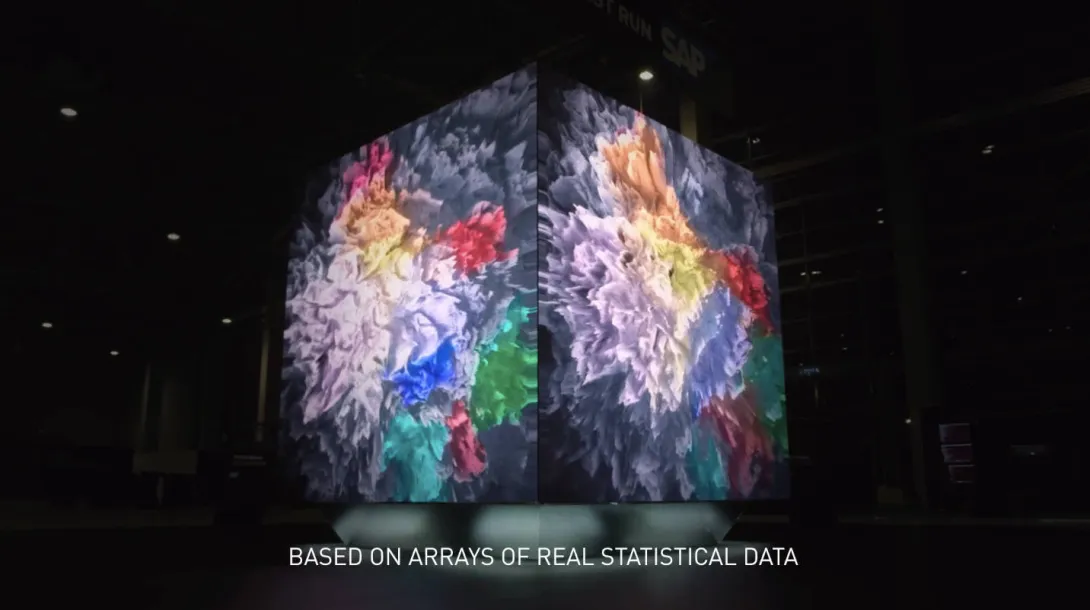 SAP Big Data Media Sculpture.
