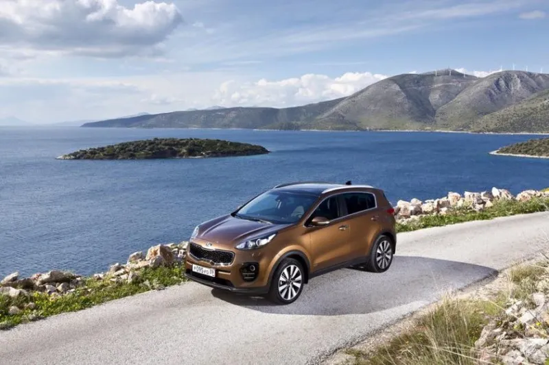 Kia Sportage Test drive in Greece