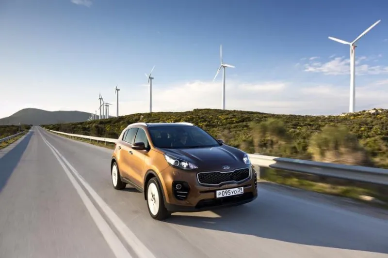Kia Sportage Test drive in Greece